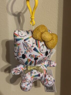 Sanrio ABC Store Hello Kitty 2025 Holiday Exclusive 4” Plush Bag Charm Keychain